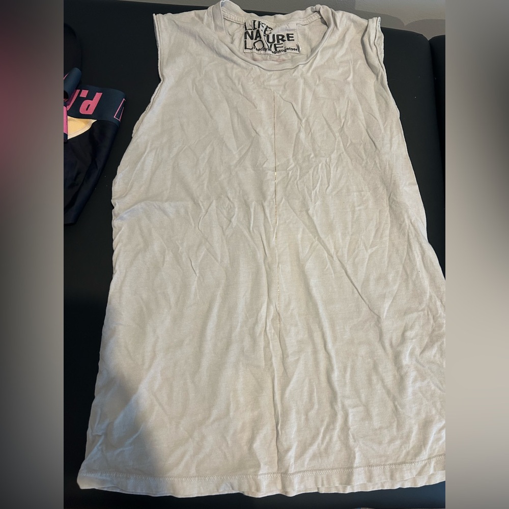 Women's Cream Tank Top
